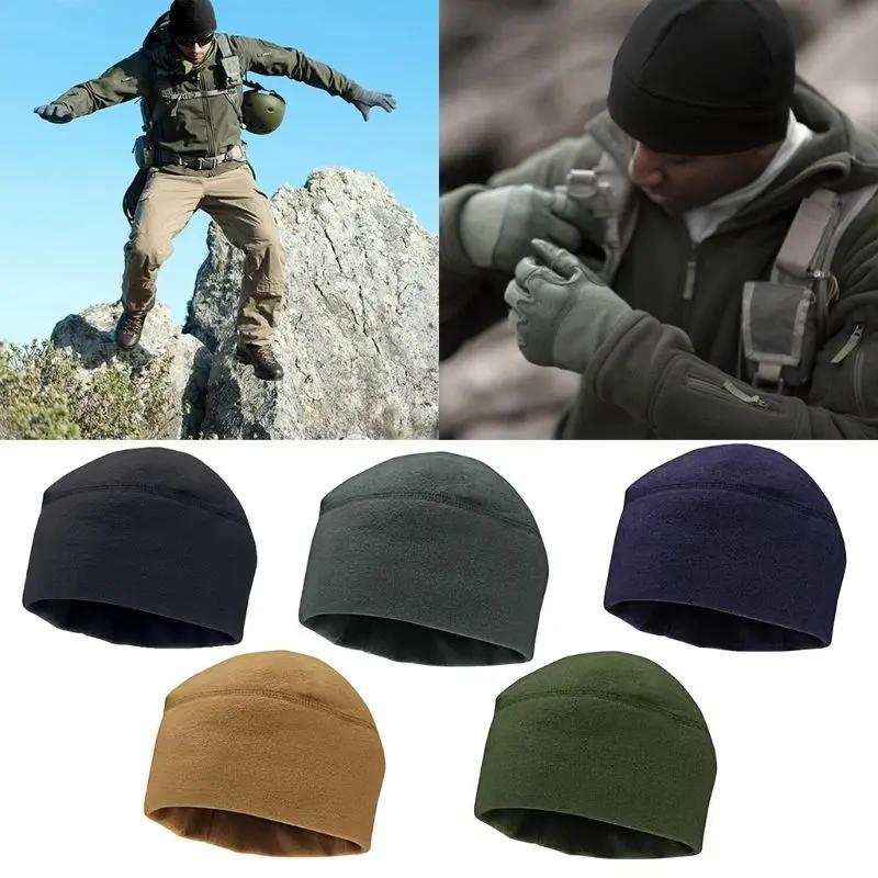 Polar Fleece Warm Hat Soft Watch Cap Military Beanie Hat