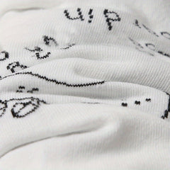 4 Pairs Graffiti Crew Socks for Outdoor Sports