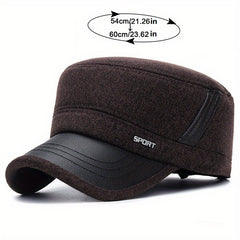 Windproof Winter Hat With Ear Protection - Thickened Sun Hat