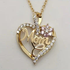Heart MOM Pendant Necklace for Party Jewelry
