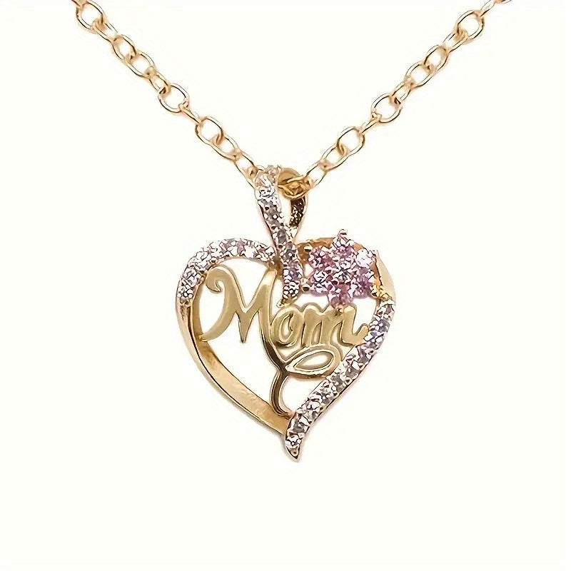 Heart MOM Pendant Necklace for Party Jewelry