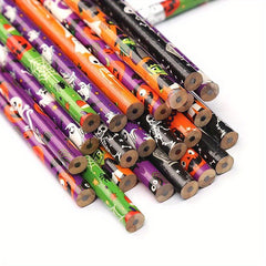 12pcs Halloween Pattern Pencil Writing Pens Halloween Party Favors