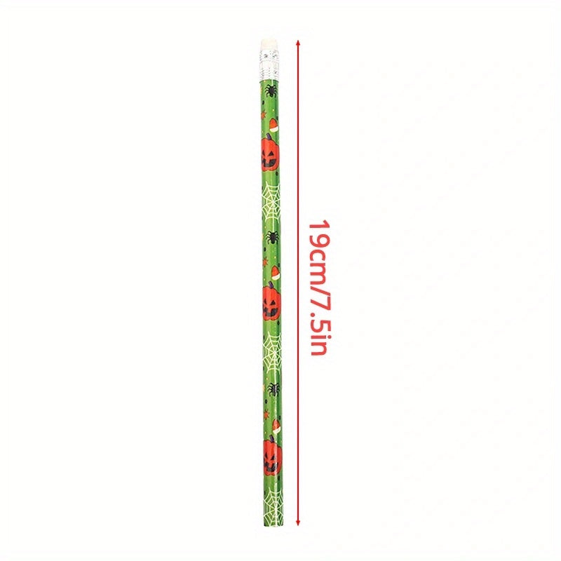 12pcs Halloween Pattern Pencil Writing Pens Halloween Party Favors