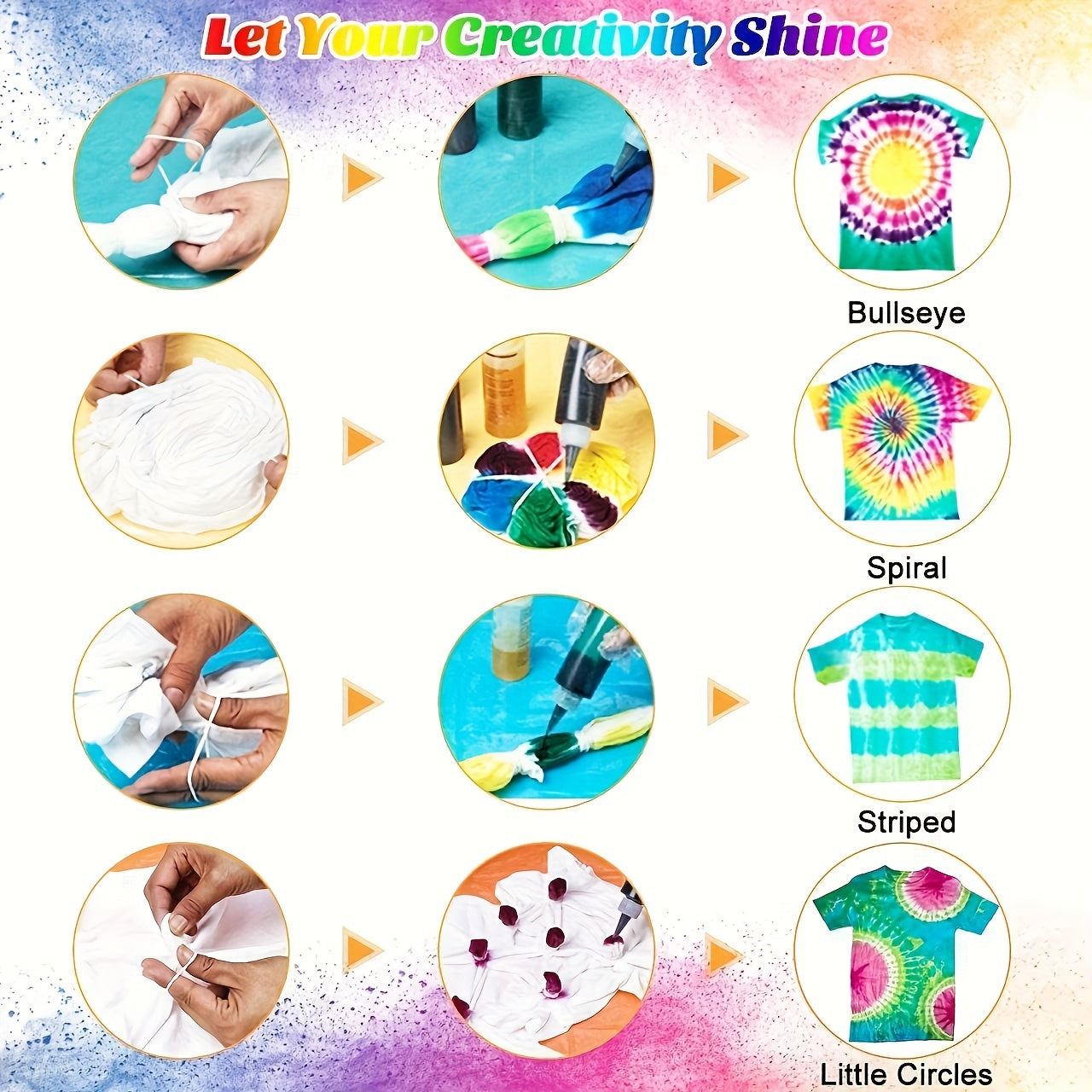 Tie Dye Set for Fabric Dyeing