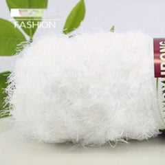 Coral Velvet Mink Fur Scarf Yarn for Crocheting and Knitting