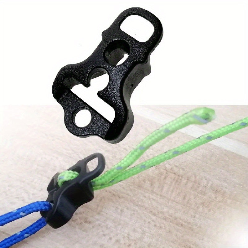 10pcs Tent Guy Line Awning Cord Rope Fastener Guyline Tensioner