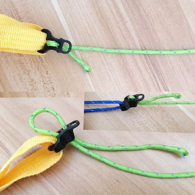 10pcs Tent Guy Line Awning Cord Rope Fastener Guyline Tensioner