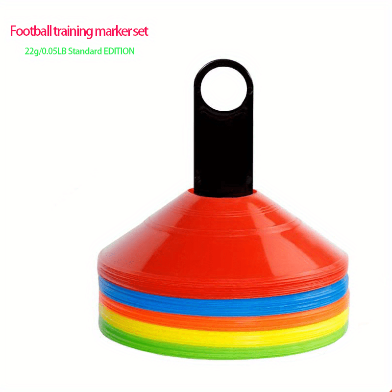 17pcs Football Training Marking Disc Obstacle Marking Cone Basketball Equipment