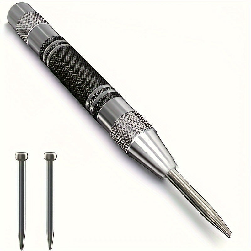 Automatic Center Punch 12 Heavy Duty Steel Spring Center Punch