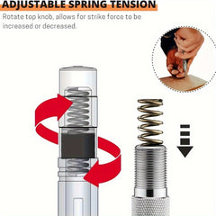 Automatic Center Punch 12 Heavy Duty Steel Spring Center Punch