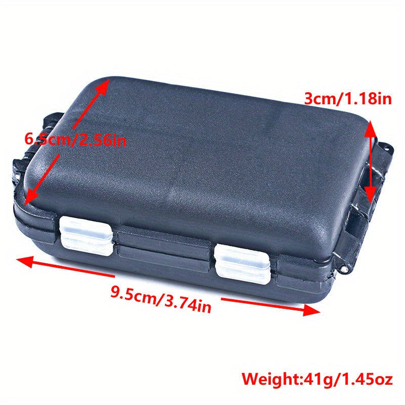 Waterproof Mini Tackle Box 10 Compartments Hooks Lures Baits Organizer