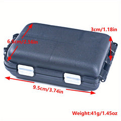 Waterproof Mini Tackle Box 10 Compartments Hooks Lures Baits Organizer