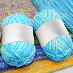 6pcs Gradient Wool Coarse Yarn for Knitting Crochet Crafts