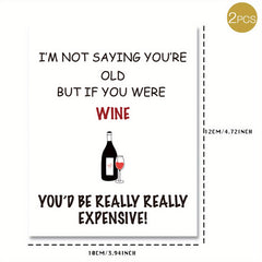 Funny Wine Themed Labels for Dad's 70th Birthday