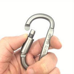 D-shaped Carabiner Alloy Buckle for Hiking