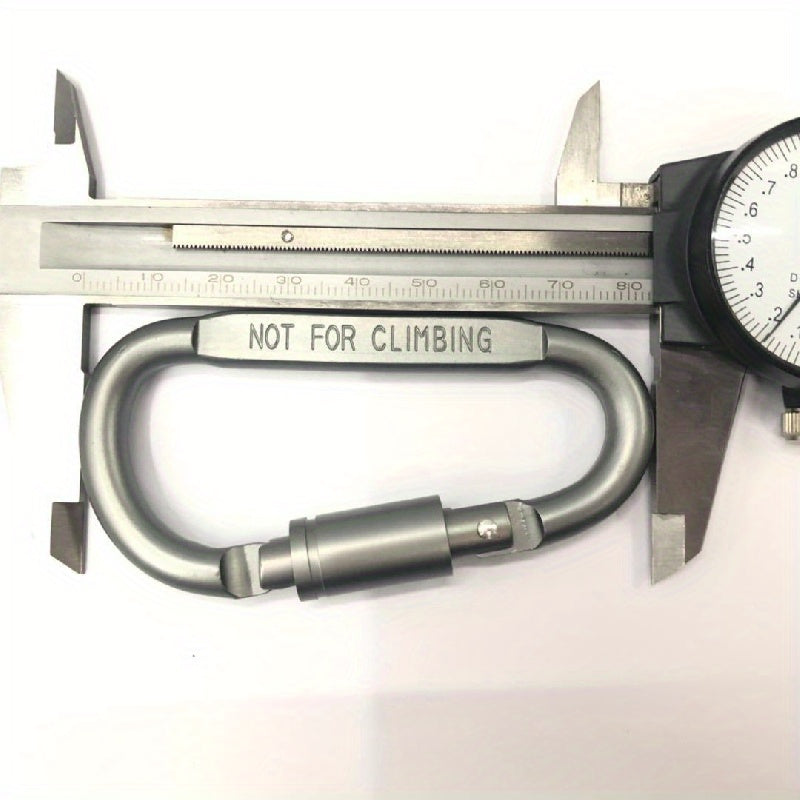 D-shaped Carabiner Alloy Buckle for Hiking