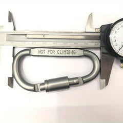 D-shaped Carabiner Alloy Buckle for Hiking