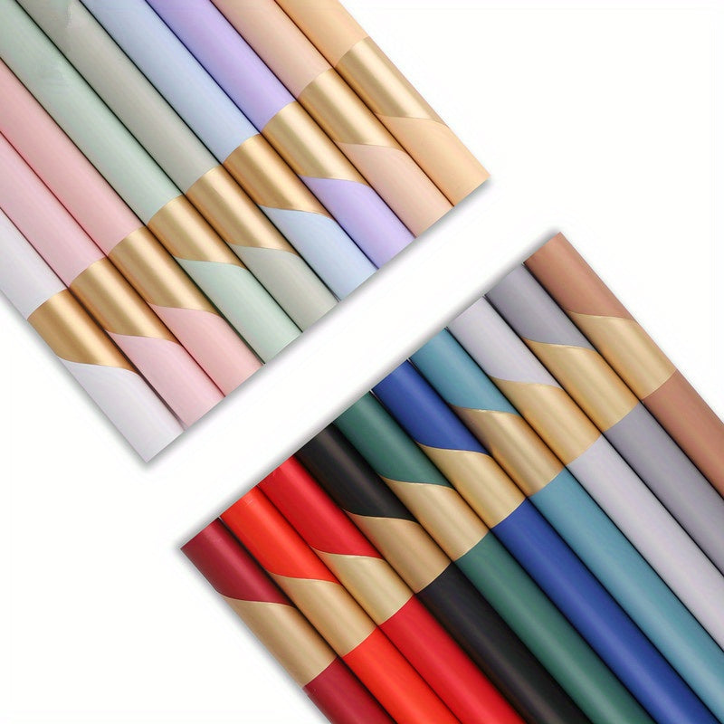 20 Sheets Golden Eucalyptus Flower Packaging Paper