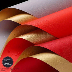 20 Sheets Golden Eucalyptus Flower Packaging Paper