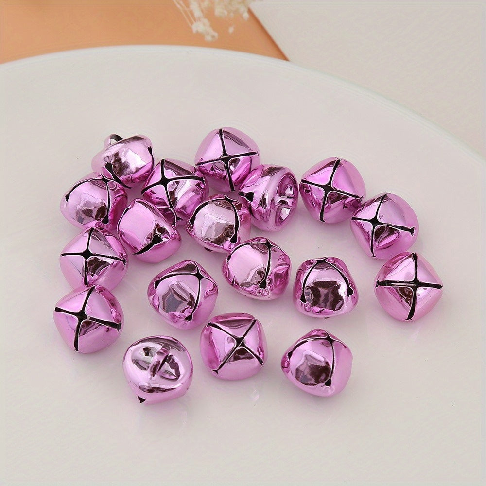 50pcs Pink Bells DIY Craft Holiday Decorations Wedding Christmas Party Favors