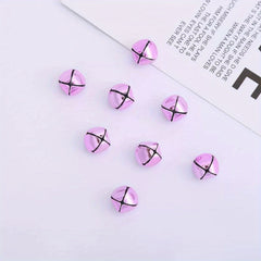 50pcs Pink Bells DIY Craft Holiday Decorations Wedding Christmas Party Favors