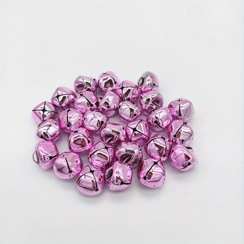 50pcs Pink Bells DIY Craft Holiday Decorations Wedding Christmas Party Favors