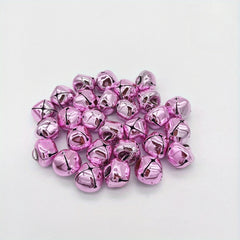 50pcs Pink Bells DIY Craft Holiday Decorations Wedding Christmas Party Favors