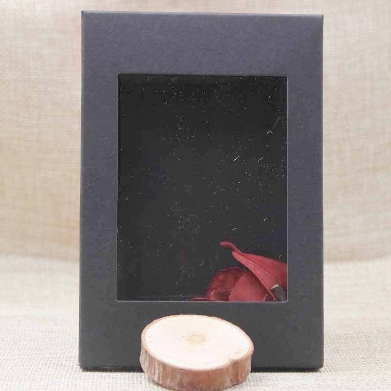 10pcs DIY Paper Box With Window Cake Packaging for Wedding Party