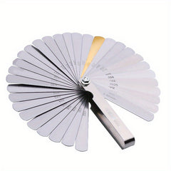32 Blades Steel Feeler Gauge Metric/Imperial Measuring Tool