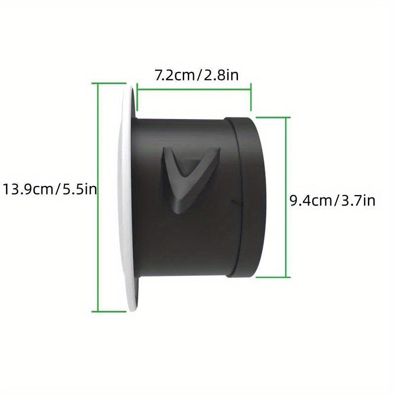 Circular Vent Louver Grille Cover for Fresh Air System