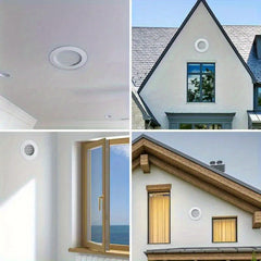 Circular Vent Louver Grille Cover for Fresh Air System