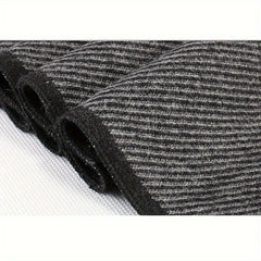 Winter Men's Jacquard Brushed Plaid Wool Scarf For Boys