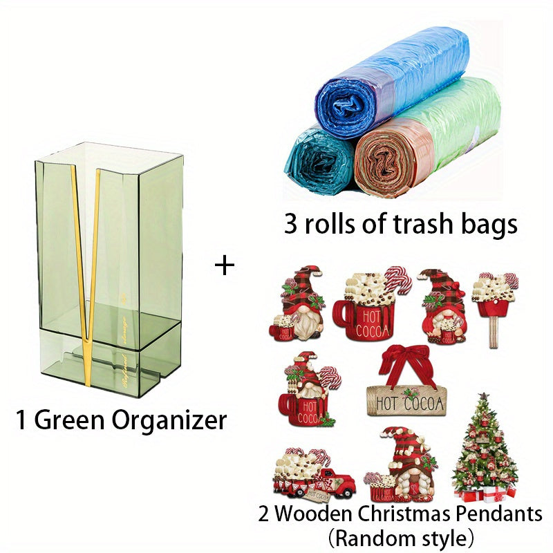 Paper Towels Storage Box Garbage Bags Organizer