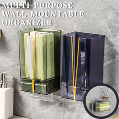 Paper Towels Storage Box Garbage Bags Organizer