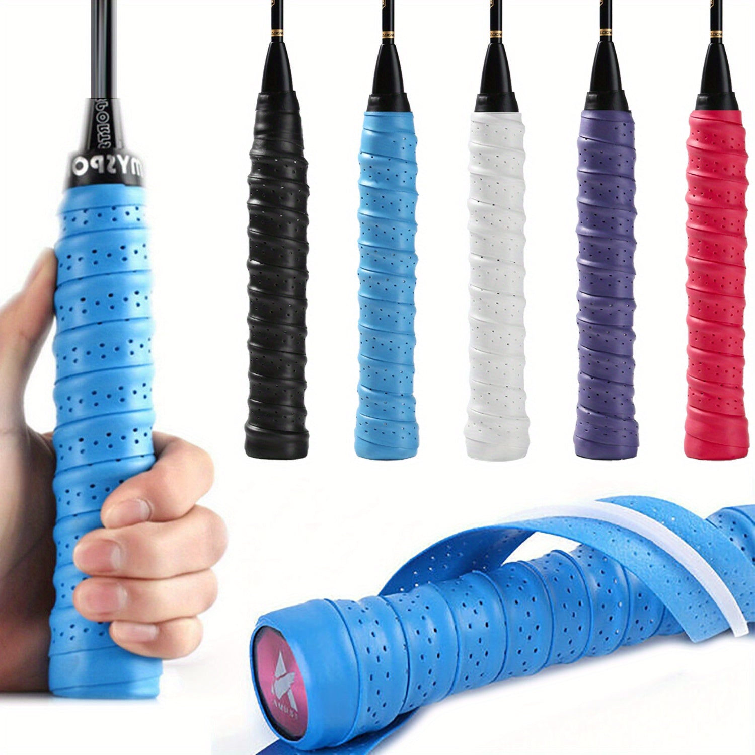 Absorbent Anti Slip Racket Grip for Tennis Badminton Pickleball
