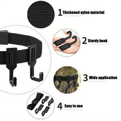 6 Hook Multifunctional Treestand Strap for Hiking and Camping