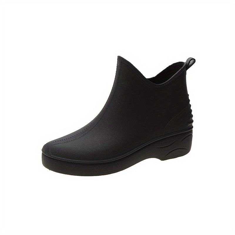 Waterproof Quick Drying Flat Rain Boots Non Slip Outdoor PVC