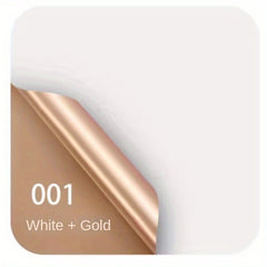 20 Sheets Double Sided Eucalyptus Golden Paper for Flower Bouquet Packaging