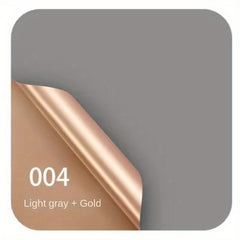 20 Sheets Double Sided Eucalyptus Golden Paper for Flower Bouquet Packaging