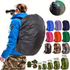60L Portable Outdoor Backpack Waterproof Dust Cover Travel Backpack Rain Cover