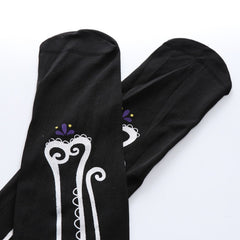 Bone Pattern Stockings Halloween Costumes Knee High Socks Cosplay
