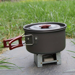 Portable Folding Camping Stove Small Metal BBQ Heaters Picnic Cooking Equipment