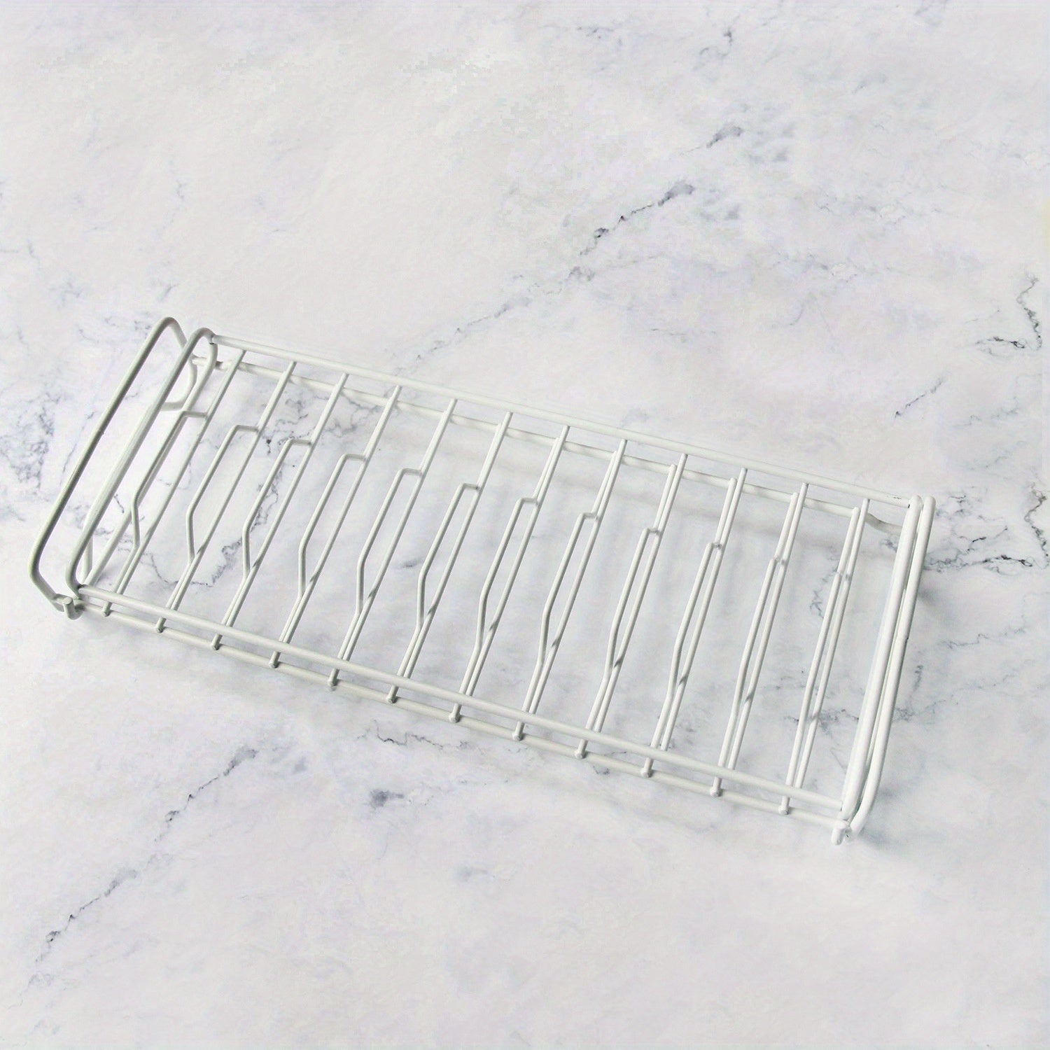 Japanese Iron Dish Rack Rose Golden Tableware And Dish Storage