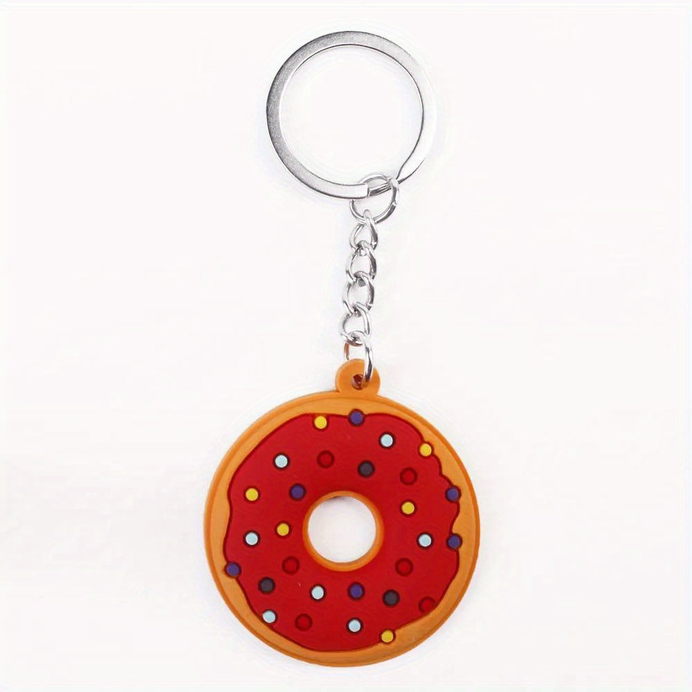 Sweet Donut Keychain Party Favors Food Pendant Keyrings