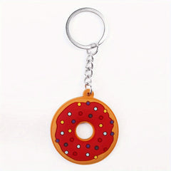 Sweet Donut Keychain Party Favors Food Pendant Keyrings