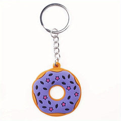 Sweet Donut Keychain Party Favors Food Pendant Keyrings