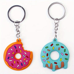 Sweet Donut Keychain Party Favors Food Pendant Keyrings