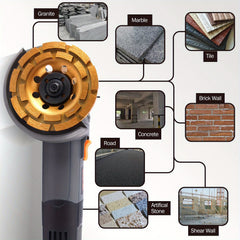 Diamond Concrete Grinding Wheel 4 1 2 inch for Polishing Stone Concrete Surface