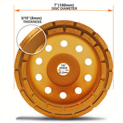 Diamond Concrete Grinding Wheel 4 1 2 inch for Polishing Stone Concrete Surface