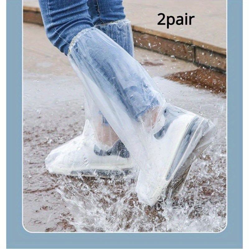Disposable Rain Boots & Shoe Covers Waterproof Non-slip Footwear